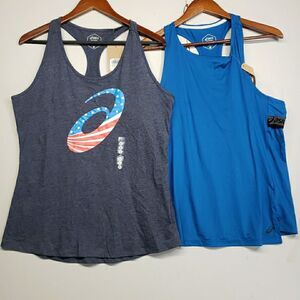Womens Asics Running Tanks Tops NWT Large Womens Lot of 2